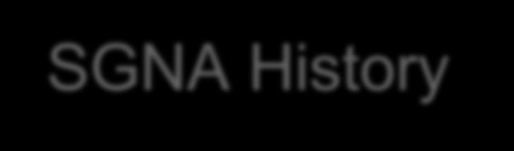 SGNA History SGNA History Secker