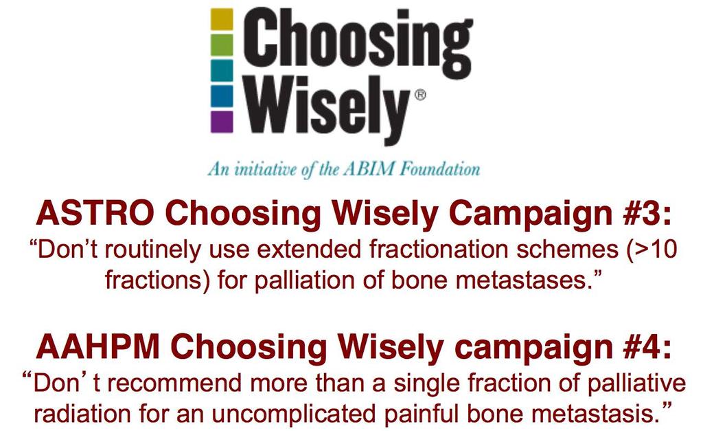 Uncomplicated bone metastases: painful bone metastases unassociated with impending