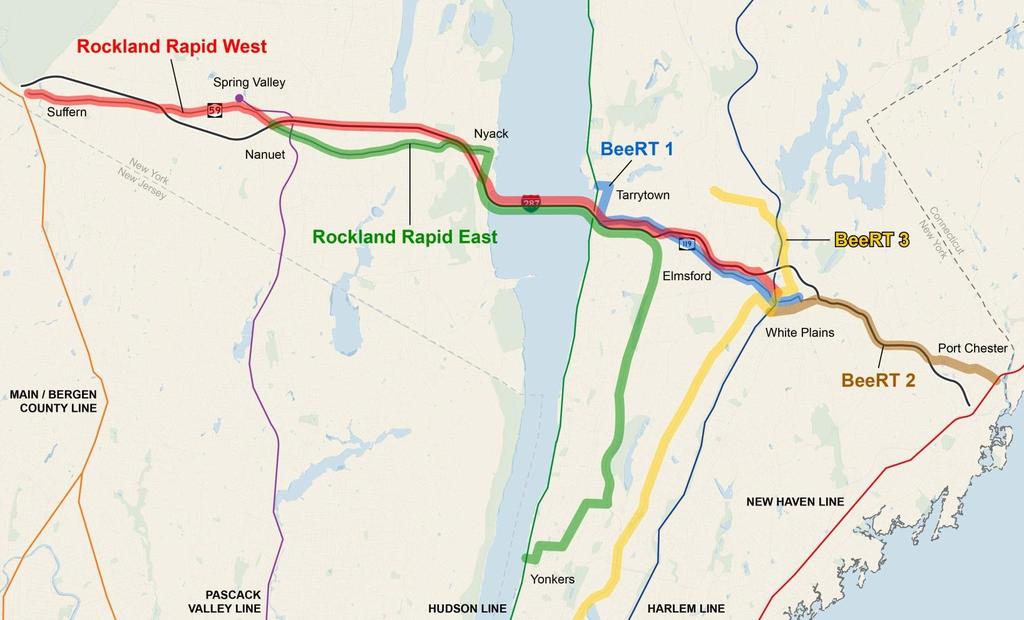 Recap of Short-Term Proposal West-of-Hudson: Hybrid local/express service leveraging strengths