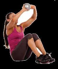 medicine ball sit ups tuck jumps Jump up as high as possible bringing your knees up to your chest.