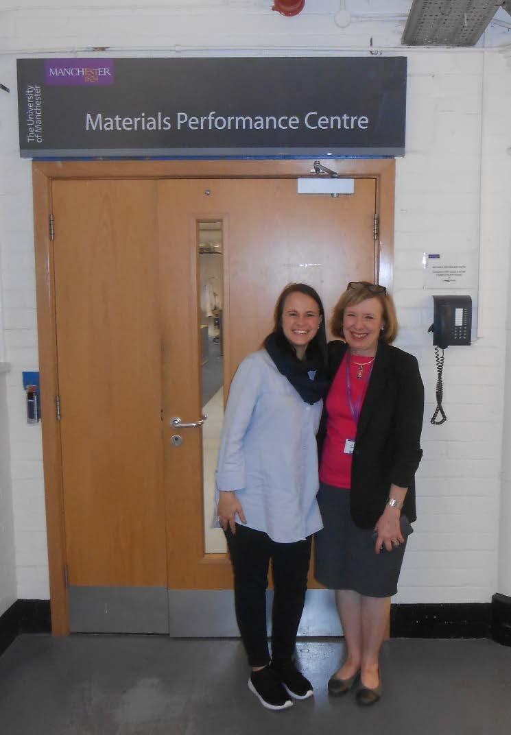Figure 2: Prof Grace Burke and myself at the entrance to