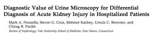 Diagnosis- Urine Microscopy Clin J Am Soc Nephrol. 2008 November; 3(6): 1615 1619.