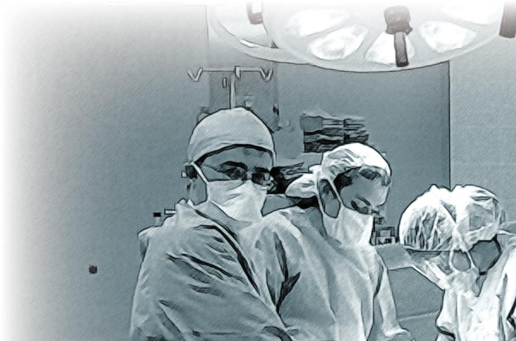 What is the diﬀerence between laparoscopy and open surgery?