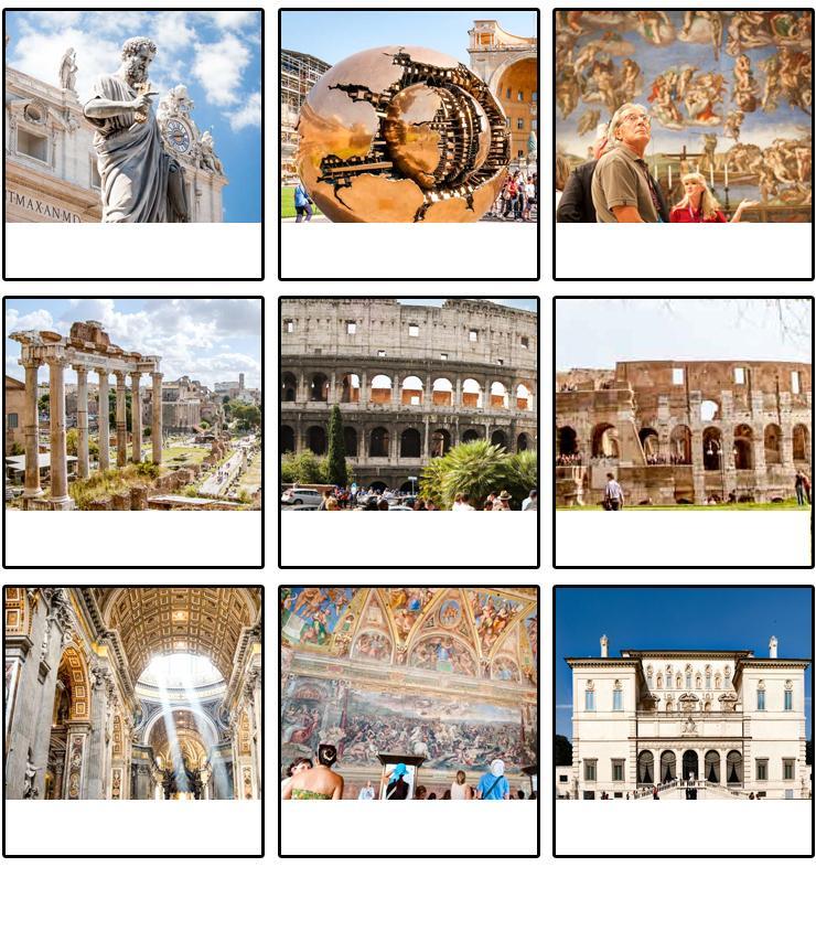 Plan your trip to Rome, Italy Vatican City Vatican Museums Sistine Chapel Roman
