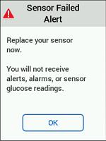Screen Title Screen Message Default On Default Vibration Default Sound Notes Screen Recalibratio n Alert After <current time + 15 minutes>, enter new blood glucose reading to recalibrate your sensor.