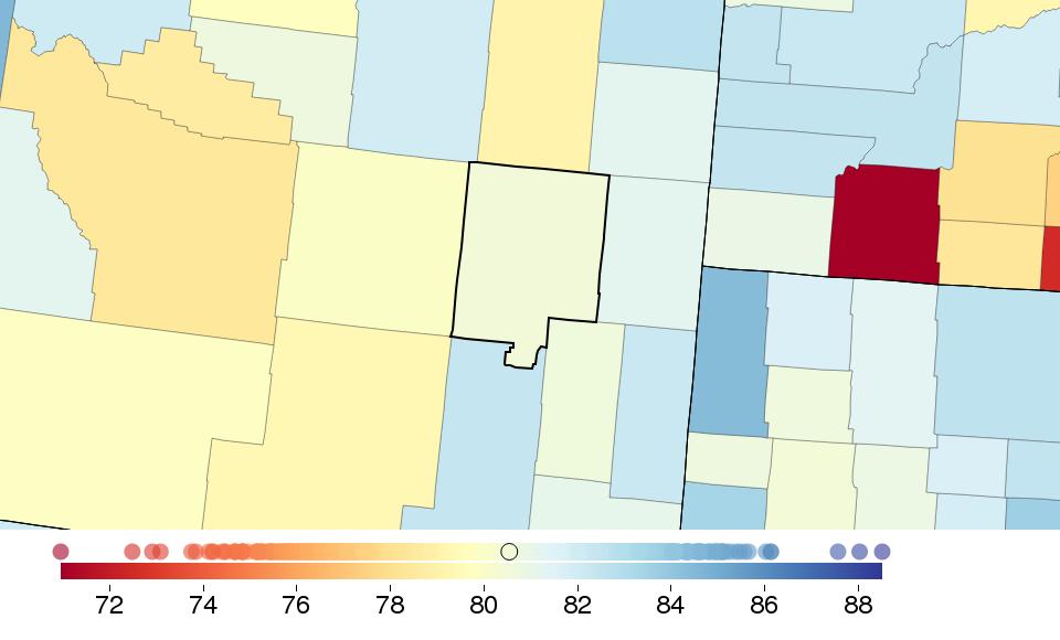 COUNTY PROFILE: Converse County, Wyoming US COUNTY PERFORMANCE The Institute for Health Metrics and Evaluation (IHME) at the