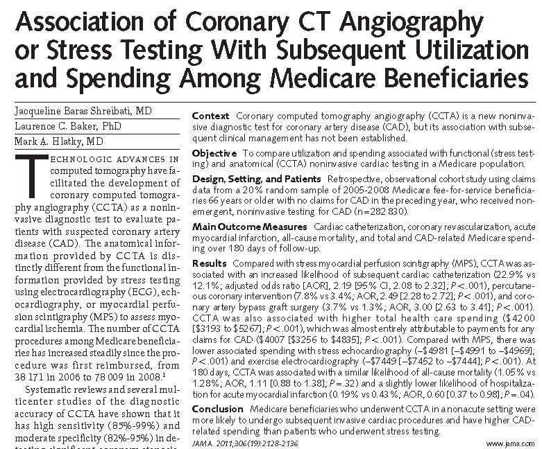 Reasons NOT to use CTA for prevention Higher cost than CAC Need for contrast