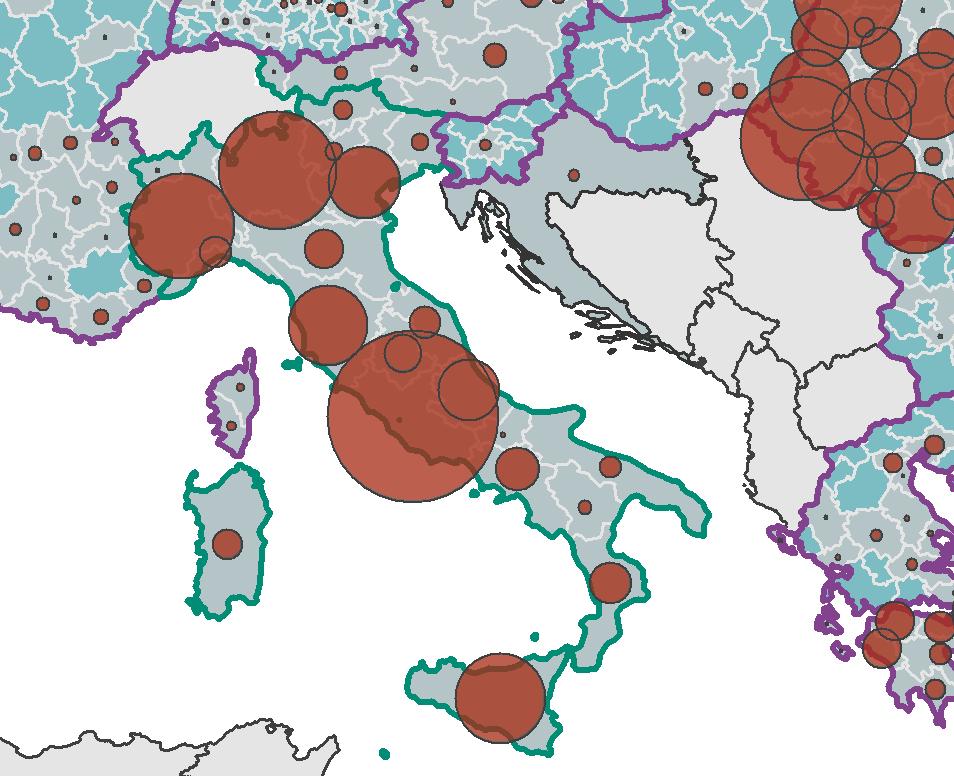 Number of cases SURVEILLANCE REPORT Measles and rubella surveillance - 2017 Italy Following a period of relatively fewer cases of measles in 2015 and 2016, with 255 and 861 cases, respectively, case