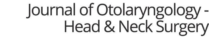 le Nobel et al. Journal of Otolaryngology - Head and Neck Surgery (2016) 45:38 DOI 10.