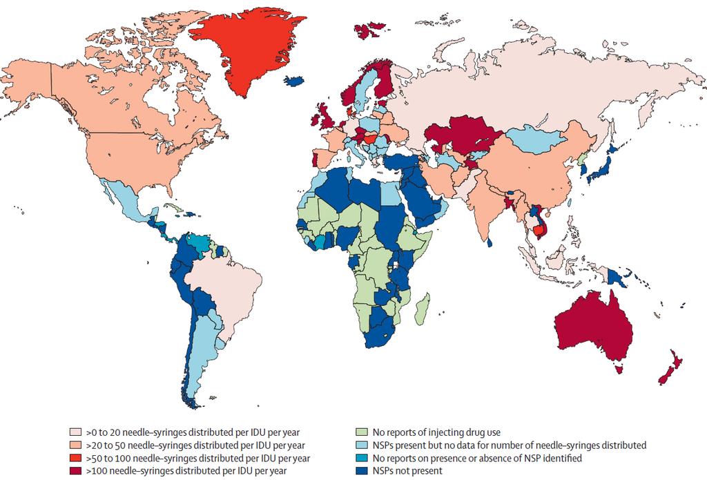 Global NSP coverage is limited Only 41% (n=82) of