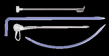 (Adult) TE-1000 (Optional) Embedding Tool Tunnelor Tool Unique Luke Guide Assembly with integrated, expandable sheath for smallest opening VP-411 LAPAROSCOPIC IMPLANTATION SYSTEM Suggested for