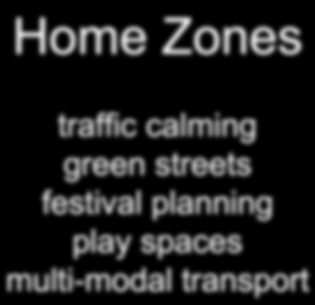 Home Zones traffic