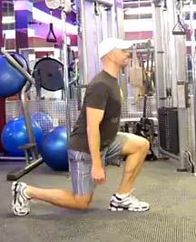 Finishers 5-8 Lunge Jumps Start in the bottom of a split squat position.