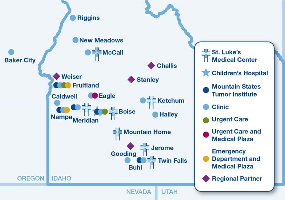 Our patients in the surrounding counties of southwestern Idaho, northern Nevada, and eastern Oregon are important to us as well.