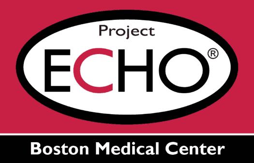 LEVERAGING TECHNOLOGY: ADDICTION ECHO (EXTENSION FOR COMMUNITY HEALTHCARE OUTCOMES) HUBS AT BMC Using teleconferencing technology,