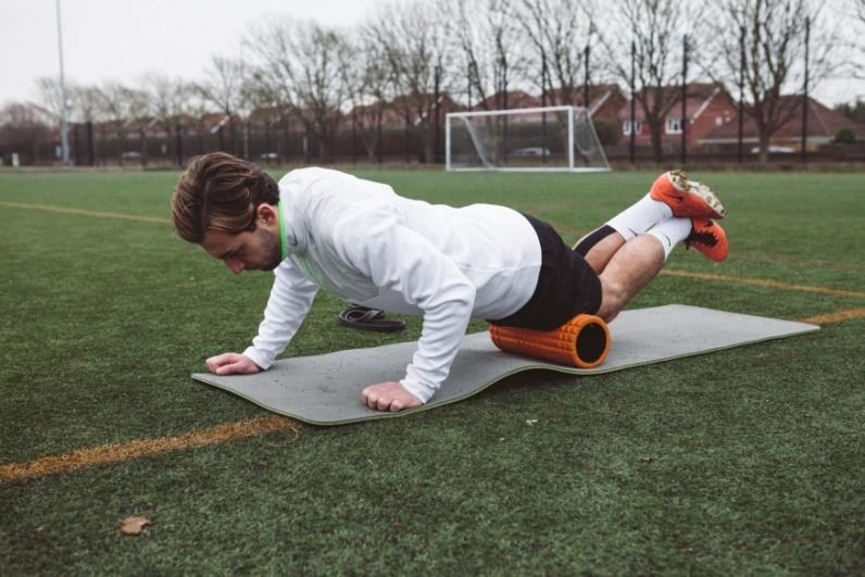 2) Foam roll: Weight assisted from top of the
