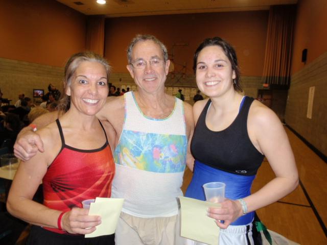Nancy Slach, Her Daughter, Emily, and Dr. Rick Walton Participate in the Muscatine Try Melon Tri Page 3 (Left to right): Nancy Slach, Periodontics; Dr.