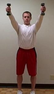 Strength Exercises Arm Raises V-scaption (thumbs up) Coaching Tips: Take dumbbells that you can easily