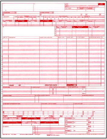 Data Abstracted from Claim Forms UB 04 Used by facilities