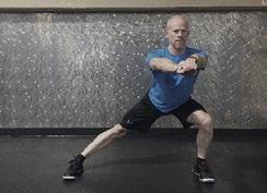 PUSH-UP LATERAL LUNGE STEP LATERAL LUNGE COSSACK