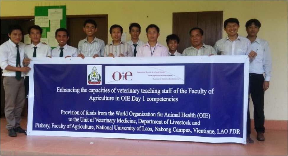 Veterinary education support to Lao Lao PDR Training