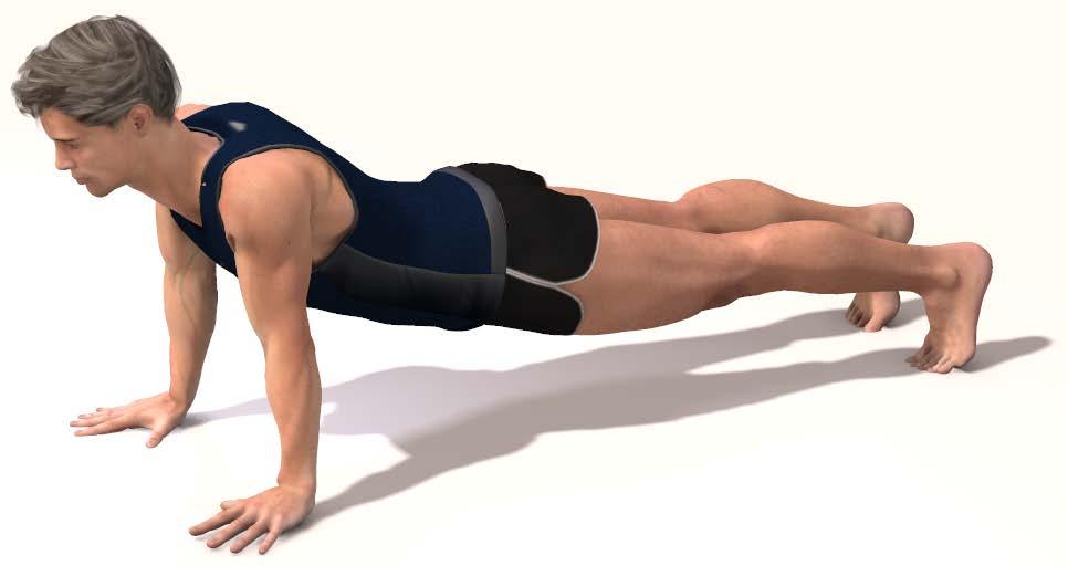 A sagging plank pose is counterproductive!