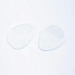 Protection Comfortable Relief Gel metatarsal pads Provides more cushioning and shock absorption on metatarsal area. Reduces and prevents pain caused by calluses.