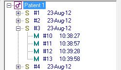 11. NICAS REPORTING SYSTEM There are 3 types of reports: Patient Measurement report report of 1 measurement obtained by clicking on the required measurement (e.g. M #12 in Figure 20).