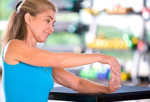 Wrist flexion and extension can be done anytime throughout your day. Keep Wrists Flexible To do: This exercise is done sitting at a table or desk.