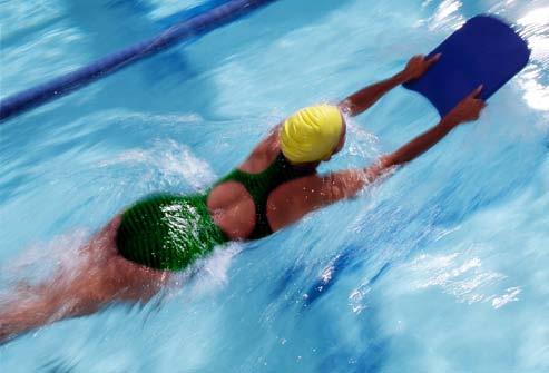 Swimming is a great cardio exercise to build muscles and condition joints. Swimmers, Take Your Mark!