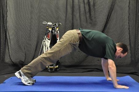 This exercise improves flexibility in