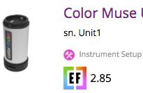 Color Measurement on Budget Test #1 Within Instrument Precision (Intra) Test #1 Within Instrument Precision Color Muse- One