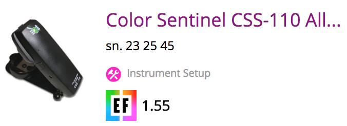 Test #2 Between Instrument Precision Test #2 Between Instrument Precision Color Sentinel- All three compared!