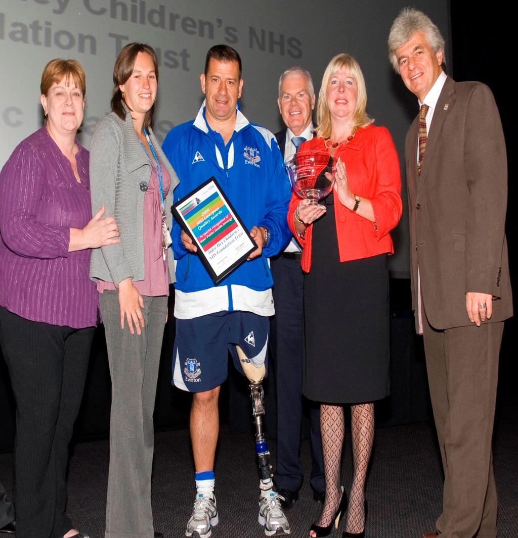 Through our work with The Everton Foundation we won a Special Recognition Award from