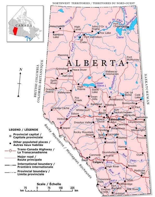 from four locations in Alberta Five critical age