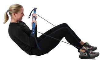 width apart and with grip/ palms pronated and facing downwards rest the gymstick upon the quadriceps.