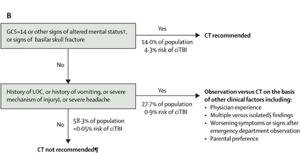 Lancet 2009 Over 2 years old Why identify all TBI: