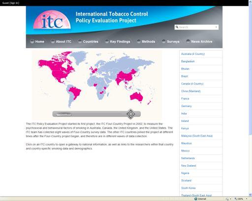 International Tobacco Control (ITC) Policy
