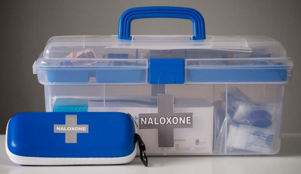 December 1, 2016 Boxes with 5-20 doses of naloxone & OD supplies gi