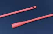 Intermittent Catheters Bard edical Bardia Red Rubber Urethral Catheter Can be used as a Robinson or Nealton catheter Two opposing drainage eyes 16 in. long CIN fr. No. Description Size Qty.