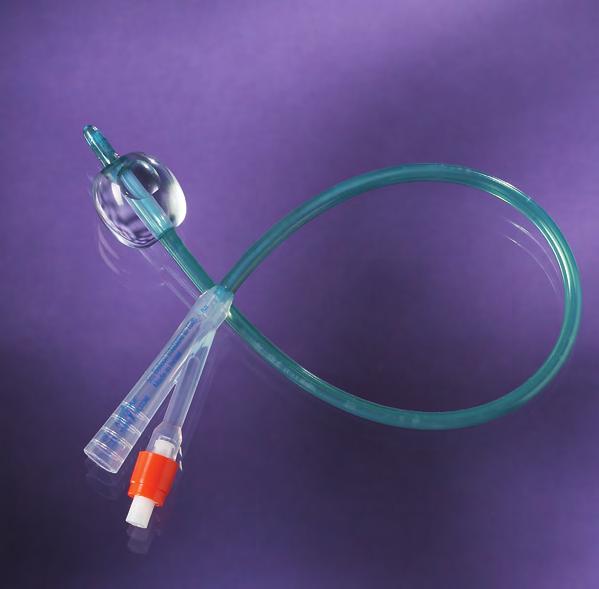 Foley Catheters Silvertouch Foley Catheter 100% Silicone Foley Catheters incorporate the power of silver through a patented process that binds silver ions to the catheter's inner and outer lubricious