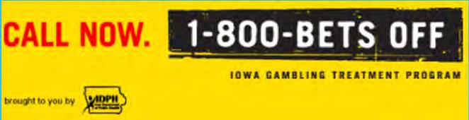 1-800 BETS OFF Background 1-800 BETS OFF Gambling information/referral source Operating since 1987 Connects all Iowa residents