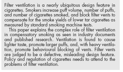 Step 5: Ban deceptive cigarette designs It is not only by marketing their cigarettes with terms like light, deceptive machine readings and package designs and brand extensions that tobacco companies