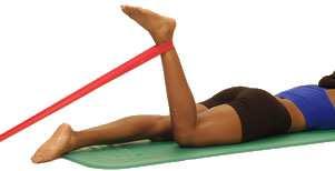 The Hygenic Corporation Aim: Strengthens the hamstring muscles. Instructions: Tie the ends of a long band together, creating a loop. Securely attach one end of the loop near the floor.