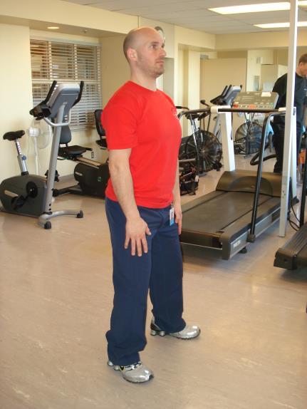 Squat Muscles targeted: Thighs, Buttocks Position: Feet shoulder width apart.