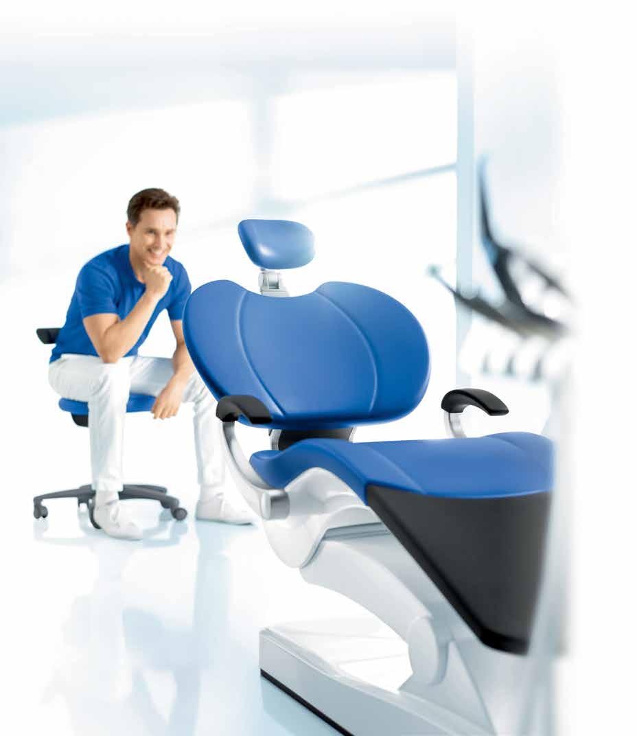12 I 13 FLEXIBLE INTO THE FUTURE INTUITIVE SITTING COMFORTABLE POSITIONING In a good practice, customized settings