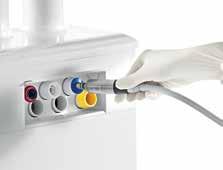pro PURGE FUNCTION Automatically purges all instrument waterlines on the dentist and assistant side.