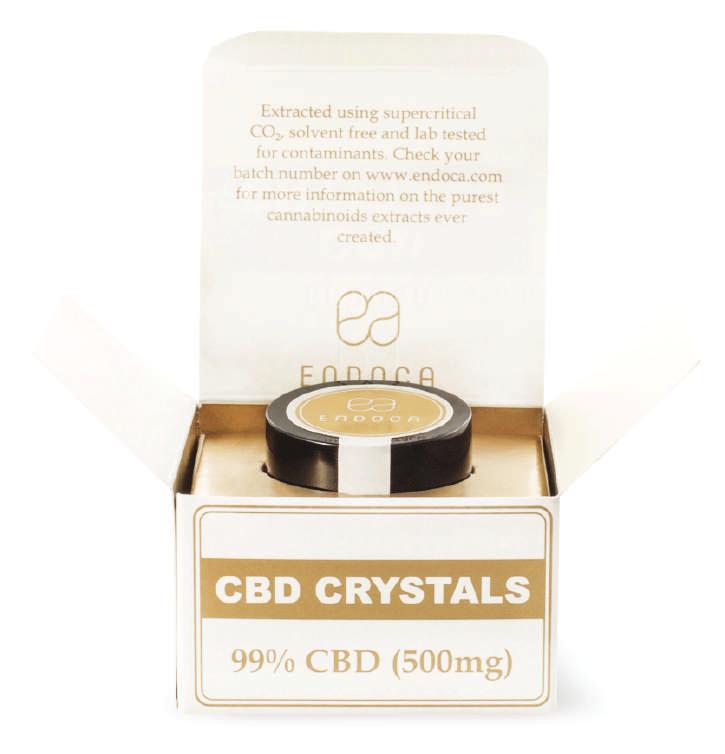 Hemp Oil Crystals Pure 98%, Cannabidiol (CBD), 0% THC. The purest hemp oil extract ever created. Extracted using Supercritical CO 2, Solvent free and lab tested.