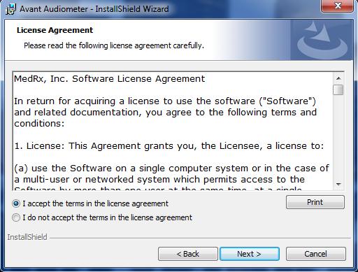 5. Read the Software License Agreement.