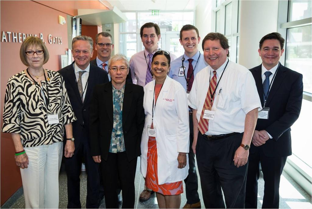 The keynote speakers were Daniel Lenihan, MD (back row, left) from Vanderbilt University and Raymond Comenzo, MD (front row, right) from Tufts University.